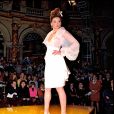 Carla Bruni au défilé Dior à Paris, en 1995.