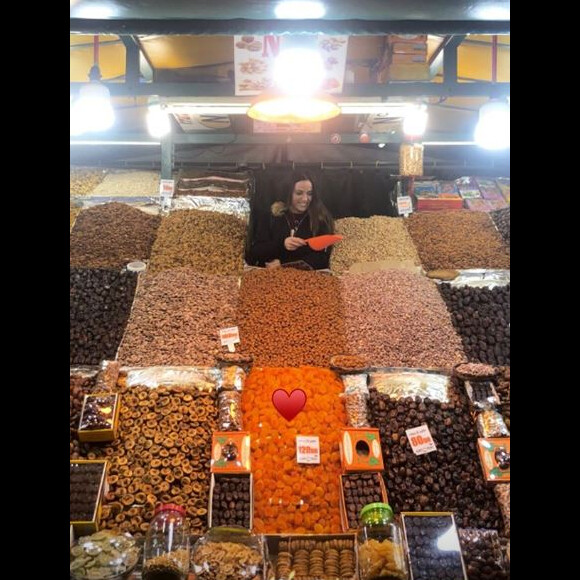 Capucine Anav photographiée à Marrakech par Alain-Fabien Delon. Instagram, février 2019.