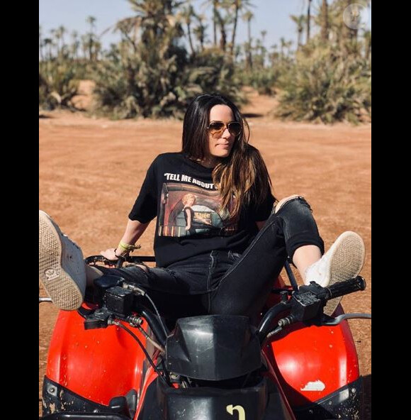 Capucine Anav en vacances à Marrakech avec Alain-Fabien Delon. Instagram, le 22 février 2019.