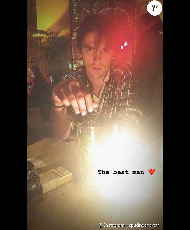 Alain-Fabien Delon photographié par Capucine Anav lors de vacances à Marrakech. Instagram, le 21 février 2019.