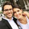 Carole Tolila et son amoureux Thomas Isle. Photo postée sur le Twitter la chroniqueuse.