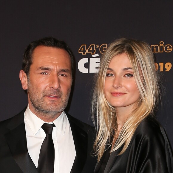 Gilles Lellouche et sa compagne Alizée Guinochet - Photocall de la 44ème cérémonie des César à la salle Pleyel à Paris. Le 22 février 2019 © Borde-Jacovides / Bestimage