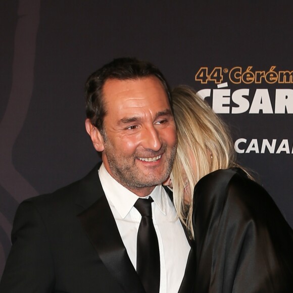 Gilles Lellouche et sa compagne Alizée Guinochet - Photocall de la 44ème cérémonie des César à la salle Pleyel à Paris. Le 22 février 2019 © Borde-Jacovides / Bestimage