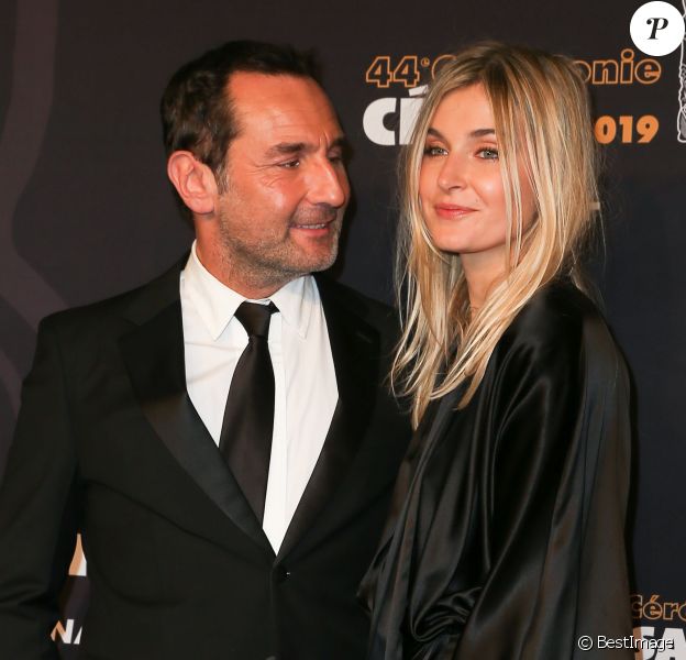 Gilles Lellouche et sa compagne Alizée Guinochet - Photocall de la 44ème cérémonie des César à la salle Pleyel à Paris. Le 22 février 2019 © Borde-Jacovides / Bestimage