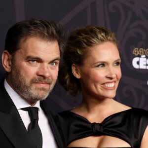 Clovis Cornillac avec sa femme Lilou Fogli - Photocall de la 44ème cérémonie des César à la salle Pleyel à Paris. Le 22 février 2019 © Borde-Jacovides / Bestimage