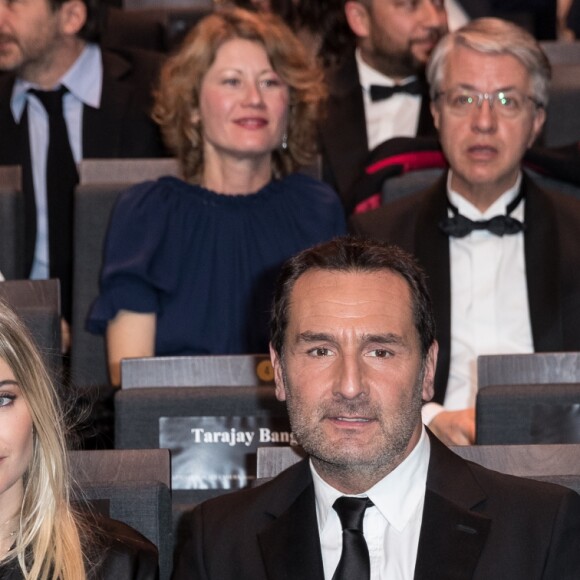 Gilles Lellouche, sa compagne Alizee Guinochet, Leïla Bekhti - 44ème cérémonie des César à la salle Pleyel à Paris. Le 22 février 2019 © Borde-Jacovides / Bestimage