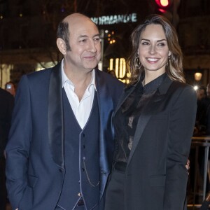 Kad Merad et sa compagne Julia Vignali - Arrivées au dîner de la 44ème cérémonie des César au Fouquet's à Paris. Le 22 février 2019 © Borde-Jacovides / Bestimage