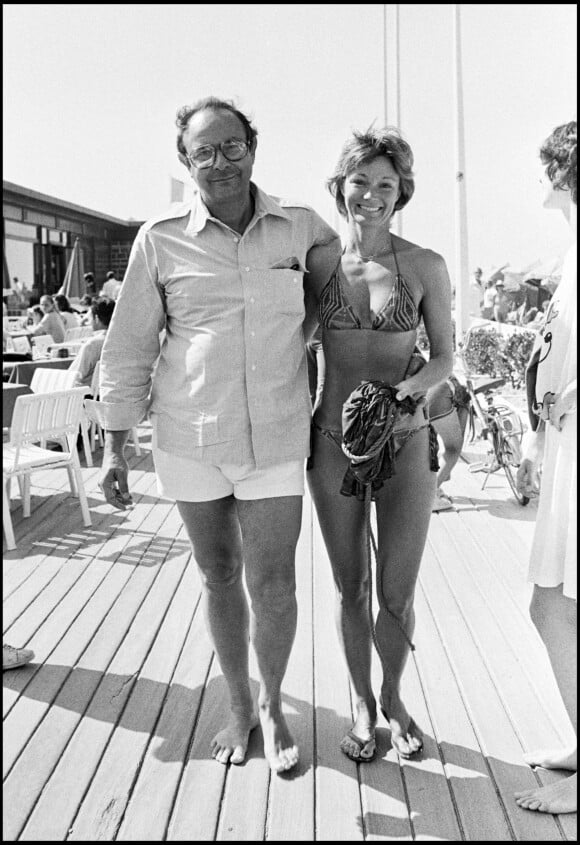 Stanley Donen et son épouse Yvette Mimieux en septembre 1979 lors du Festival de Deauville.