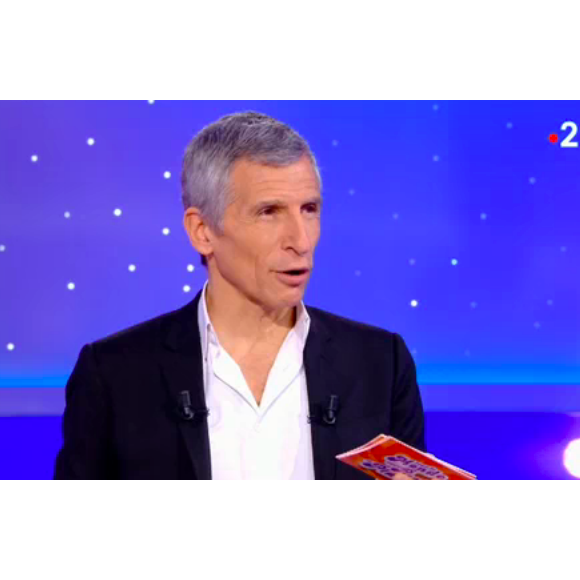 L'animateur Nagui dans "Tout le monde veut prendre sa place" sur France 2, le 24 février 2019.