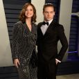 Barbara Palvin et son compagnon Dylan Sprouse à la soirée Vanity Fair Oscar Party à Los Angeles, le 24 février 2019