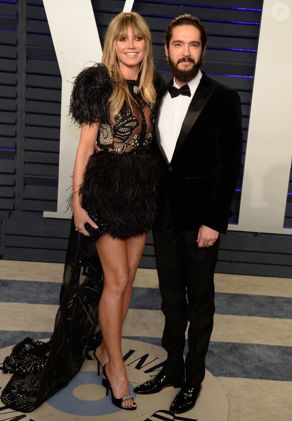 Heidi Klum et son fiancé Tom Kaulitz à la soirée Vanity Fair Oscar Party à Los Angeles, le 24 février 2019