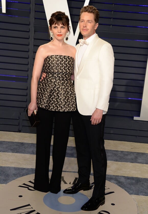 Ginnifer Goodwin et son mari Josh Dallas à la soirée Vanity Fair Oscar Party à Los Angeles, le 24 février 2019