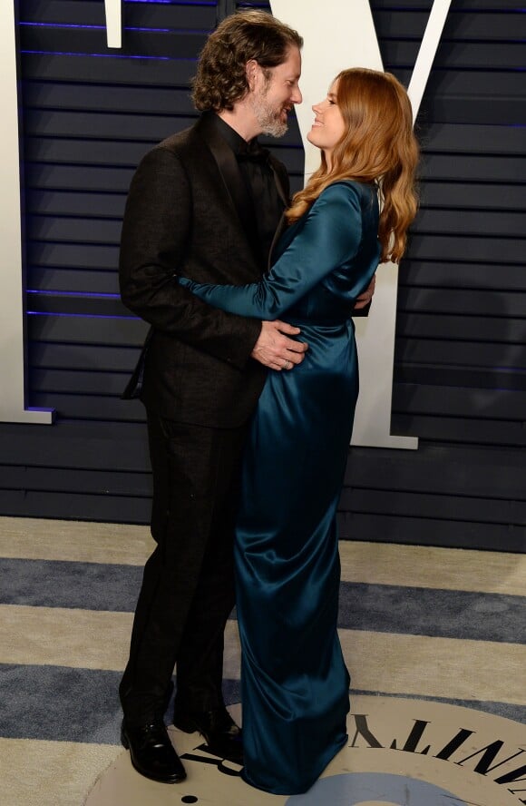 Amy Adams et son mari Darren Legallo à la soirée Vanity Fair Oscar Party à Los Angeles, le 24 février 2019
