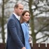 Le prince William, duc de Cambridge et Kate Catherine Middleton, duchesse de Cambridge en visite au centre "SureStart Facility" à Ballymena lors de leur voyage officiel en Irlande. Le 28 février 2019