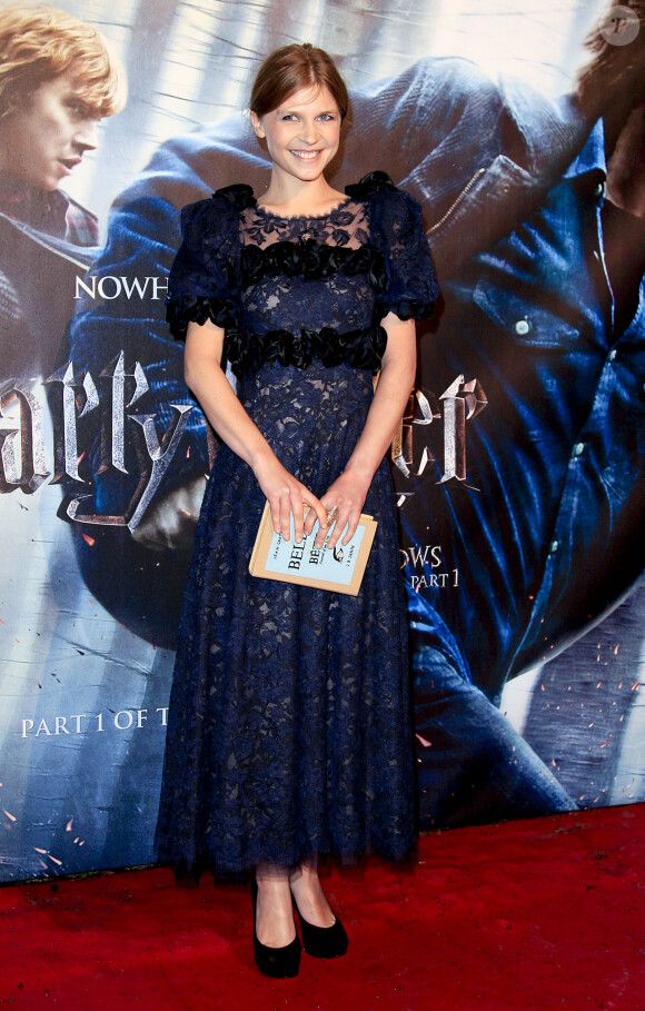 Clémence Poésy à l'avant-première du film "Harry Potter et les Reliques de la mort - Partie 1" à Londres, en 2010.