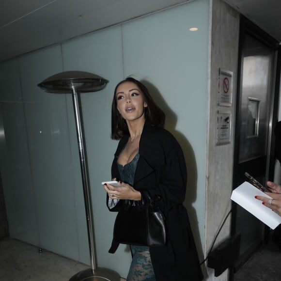 Semi-exclusif - Nabilla Benattia arrive au défilé de mode Vivienne Westwood collection prêt-à-porter Automne-Hiver 2019/2020 lors de la fashion week à Paris, France, le 2 mars 2019.