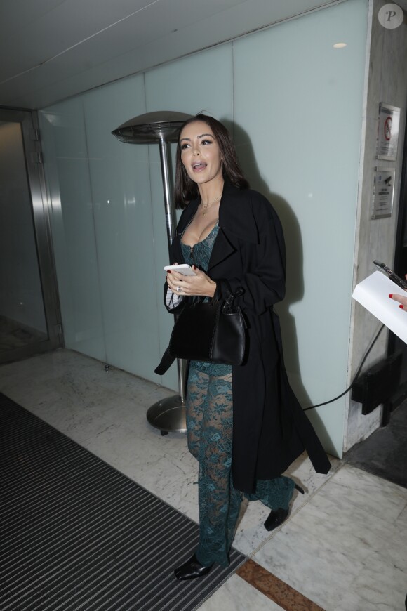 Semi-exclusif - Nabilla Benattia arrive au défilé de mode Vivienne Westwood collection prêt-à-porter Automne-Hiver 2019/2020 lors de la fashion week à Paris, France, le 2 mars 2019.