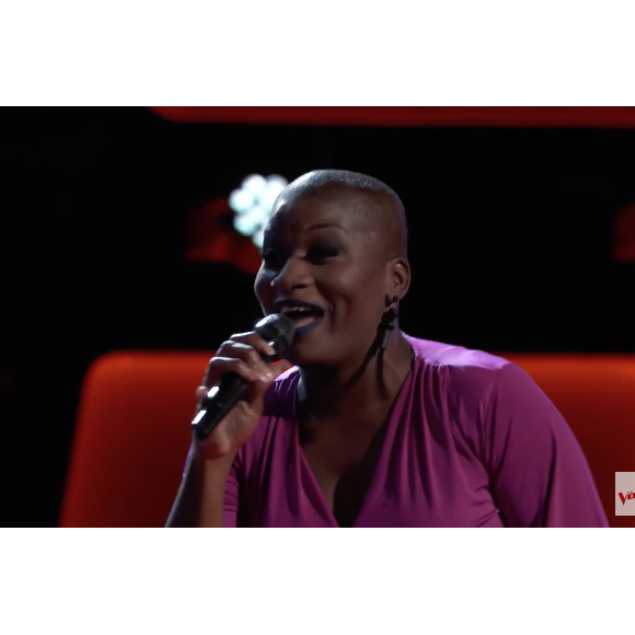 Janice Freeman dans "The Voice US" en 2017.