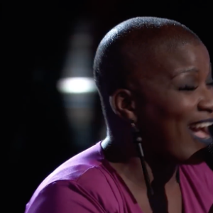 Janice Freeman dans "The Voice US" en 2017.