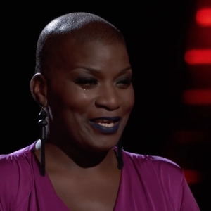 Janice Freeman dans "The Voice US" en 2017.