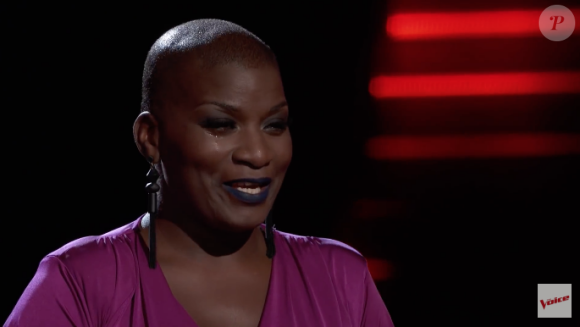Janice Freeman dans "The Voice US" en 2017.