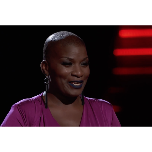 Janice Freeman dans "The Voice US" en 2017.