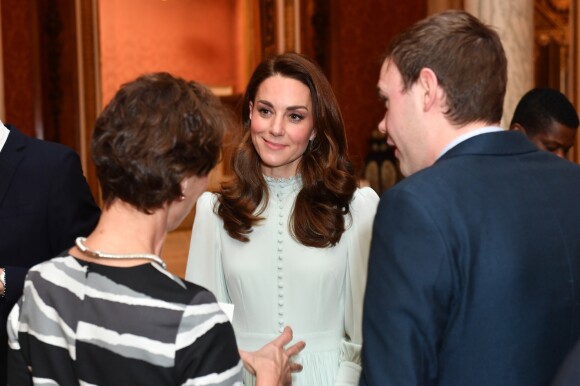 Kate Middleton - La famille royale britannique réunie pour fêter le 50ème anniversaire de l'investiture du prince Charles au palais de Buckingham, le 5 mars 2019.