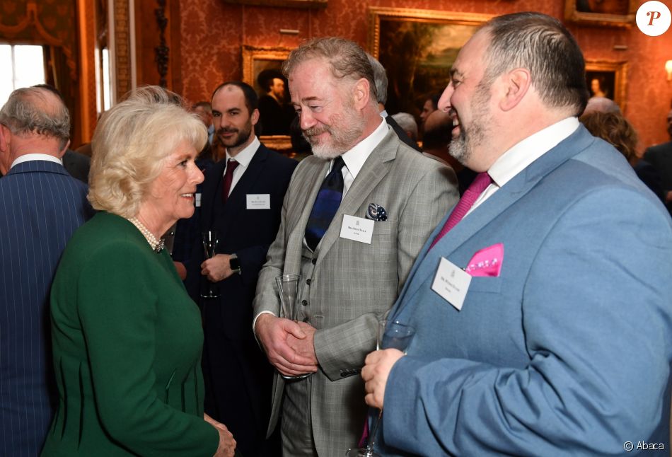 Camilla Parker Bowles - La famille royale britannique réunie pour fêter le 50ème anniversaire de l&#039;investiture du prince Charles au palais de Buckingham, le 5 mars 2019.