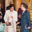 Meghan Markle - La famille royale britannique réunie pour fêter le 50ème anniversaire de l'investiture du prince Charles au palais de Buckingham, le 5 mars 2019.