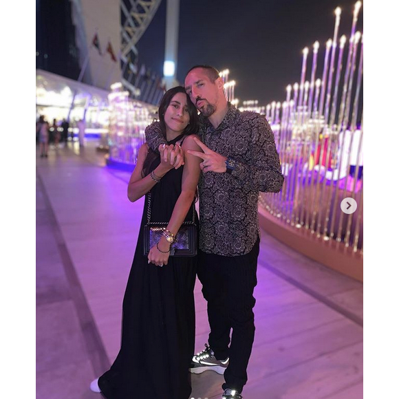 Franck Ribéry et sa fille aînée Hiziya s'éclatent à Dubaï pour le Nouvel an 2019.