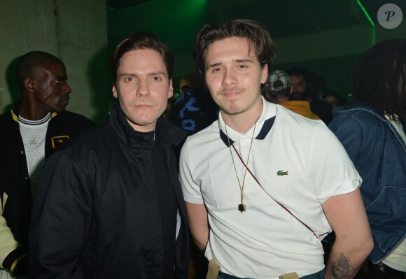 Daniel Bruhl et Brooklyn Beckham - People au Front Row du défilé de mode Prêt-à-Porter automne-hiver 2019/2020 "Lacoste" à Paris. Le 5 mars 2019 © Veeren-CVS / Bestimage