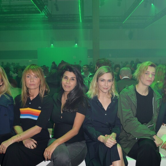 Estelle Lefébure, Axelle Laffont, Reem Kherici, Marie-Josée Croze, Céline Sallette, Géraldine Nakache - People au Front Row du défilé de mode Prêt-à-Porter automne-hiver 2019/2020 "Lacoste" à Paris. Le 5 mars 2019 © Veeren-CVS / Bestimage