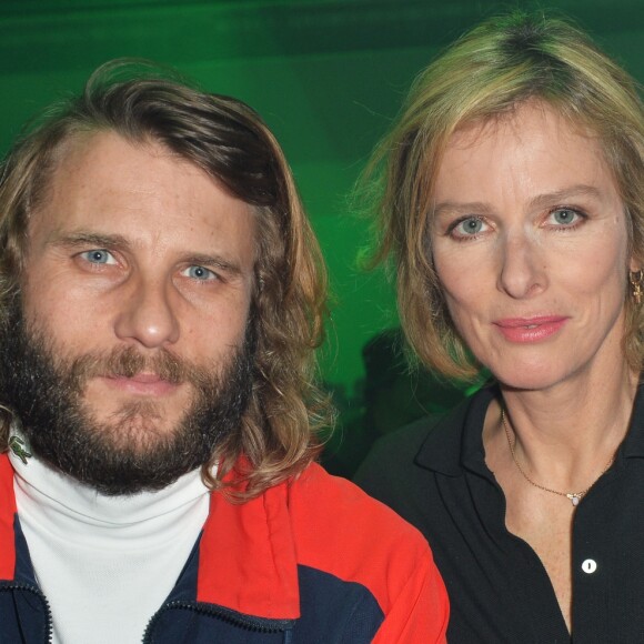 Karin Viard - People au Front Row du défilé de mode Prêt-à-Porter automne-hiver 2019/2020 "Lacoste" à Paris. Le 5 mars 2019 © Veeren-CVS / Bestimage