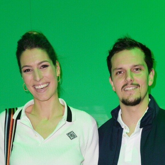 Laury Thilleman (Miss France 2011) et son compagnon le chef cuisinier Juan Arbelaez - Photocall du défilé de mode Prêt-à-Porter automne-hiver 2019/2020 "Lacoste" à Paris. Le 5 mars 2019 © Veeren-CVS / Bestimage