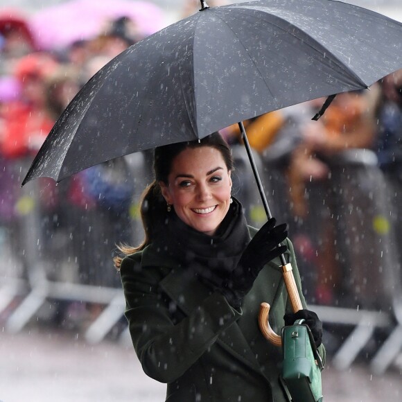 Kate Middleton et le prince William en déplacement à Blackpool, en Angleterre, le 6 mars 2019.