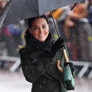 Kate Middleton et le prince William en déplacement à Blackpool, en Angleterre, le 6 mars 2019.