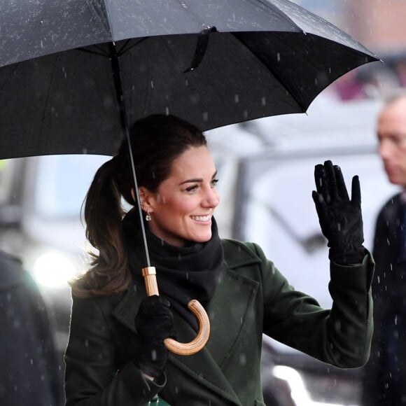 Kate Middleton et le prince William en déplacement à Blackpool, en Angleterre, le 6 mars 2019.