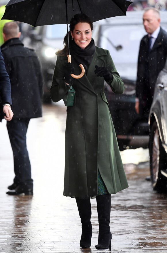 Kate Middleton et le prince William en déplacement à Blackpool, en Angleterre, le 6 mars 2019.