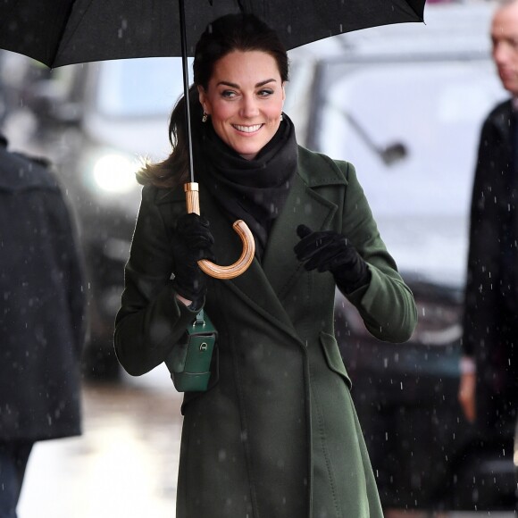 Kate Middleton et le prince William en déplacement à Blackpool, en Angleterre, le 6 mars 2019.