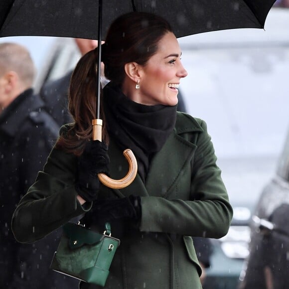 Kate Middleton et le prince William en déplacement à Blackpool, en Angleterre, le 6 mars 2019.