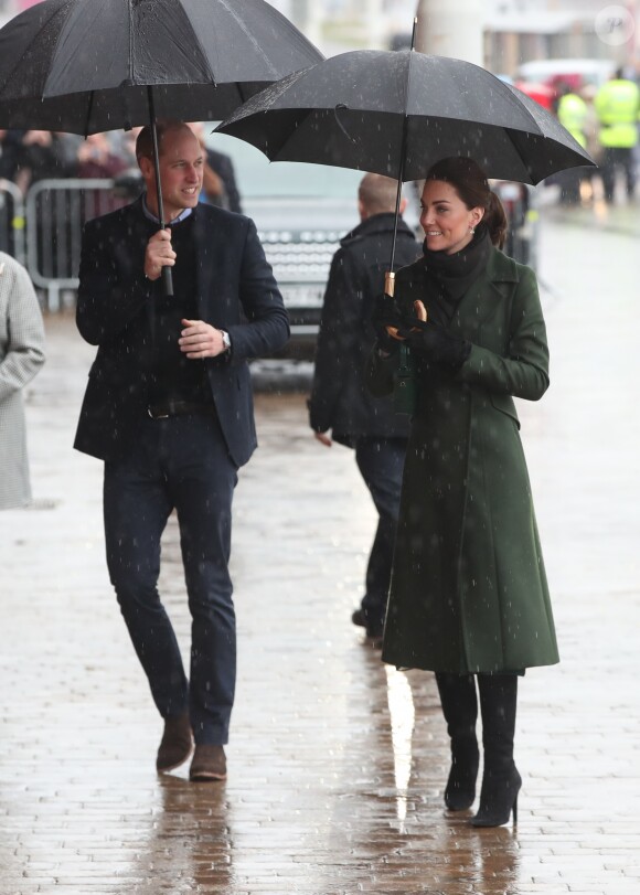Kate Middleton et le prince William en déplacement à Blackpool, en Angleterre, le 6 mars 2019.