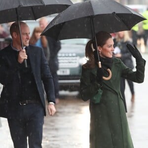 Kate Middleton et le prince William en déplacement à Blackpool, en Angleterre, le 6 mars 2019.