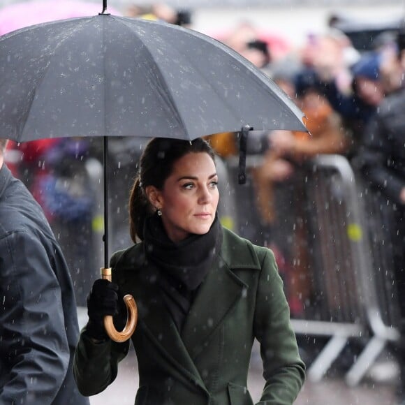 Kate Middleton et le prince William en déplacement à Blackpool, en Angleterre, le 6 mars 2019.