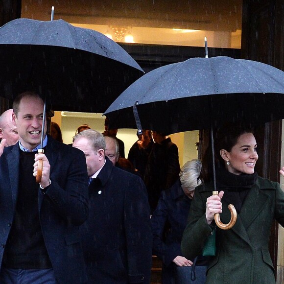 Le prince William, duc de Cambridge, et Kate Catherine Middleton, duchesse de Cambridge, en visite à la "Blackpool Tower" à Blackpool. Le 6 mars 2019