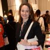 Exclusif - Marie Gillain (égerie de la première collection de Maison 123) à la soirée d'inauguration du pop up store de Maison 123 à l'occasion de la journée internationale de la Femme, à Paris, France, le 7 mars 2019. Rebaptisée Maison 123 après avoir porté le nom 1.2.3 pendant 35 ans, l'enseigne de mode du groupe Etamr. A l’occasion de la Journée des droits des femmes, elle dévoile une collection capsule réalisée avec Marie Guillard, et ouvre un magasin éphémère pop-up store situé 23 rue du Pont-aux-Choux, dans le Marais du 8 au 24 mars. Les pièces de cette collection capsule comportant deux t-shirts, deux sweats et un tote-bag fabriqués en coton biologique. Les bénéfices de la vente de cette collection seront reversés à la Fondation des Femmes, qui aide les femmes victimes de violences en France à accéder à un soutien moral, financier et juridique. © Rachid Bellak/Bestimage