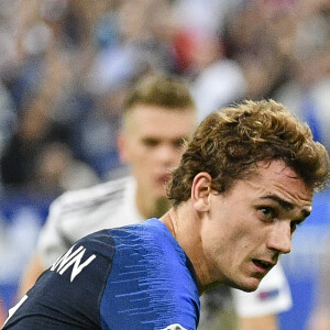 Antoine Griezmann inscrit le penalty lors du match de ligue des nations opposant la France à l'Allemagne au stade de France à Saint-Denis, Seine Saint-Denis, le 16 octobre 2018. La France a gagné 2-1. © Pierre Perusseau/Bestimage