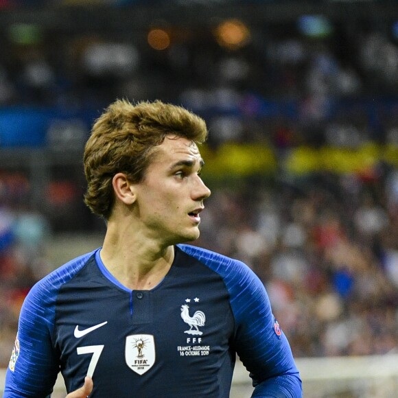 Antoine Griezmann inscrit le penalty lors du match de ligue des nations opposant la France à l'Allemagne au stade de France à Saint-Denis, Seine Saint-Denis, le 16 octobre 2018. La France a gagné 2-1. © Pierre Perusseau/Bestimage