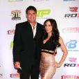 Jose Canseco, Leila Knight - Tapis rouge " 7th Annual Fighters Only World Mixed Martial Arts Awards " à Las Vegas Le 30 Janvier 2015.