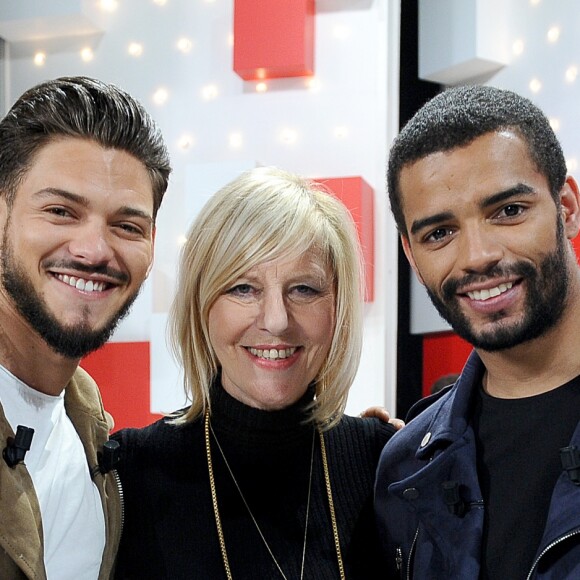 Exclusif - Rayane Bensetti, Chantal Ladesou et Brahim Zaibat - Enregistrement de l'émission "Vivement Dimanche" présentée par M. Drucker à Paris le 6 mars 2019, diffusée le 17 mars. © Guillaume Gaffiot/Bestimage