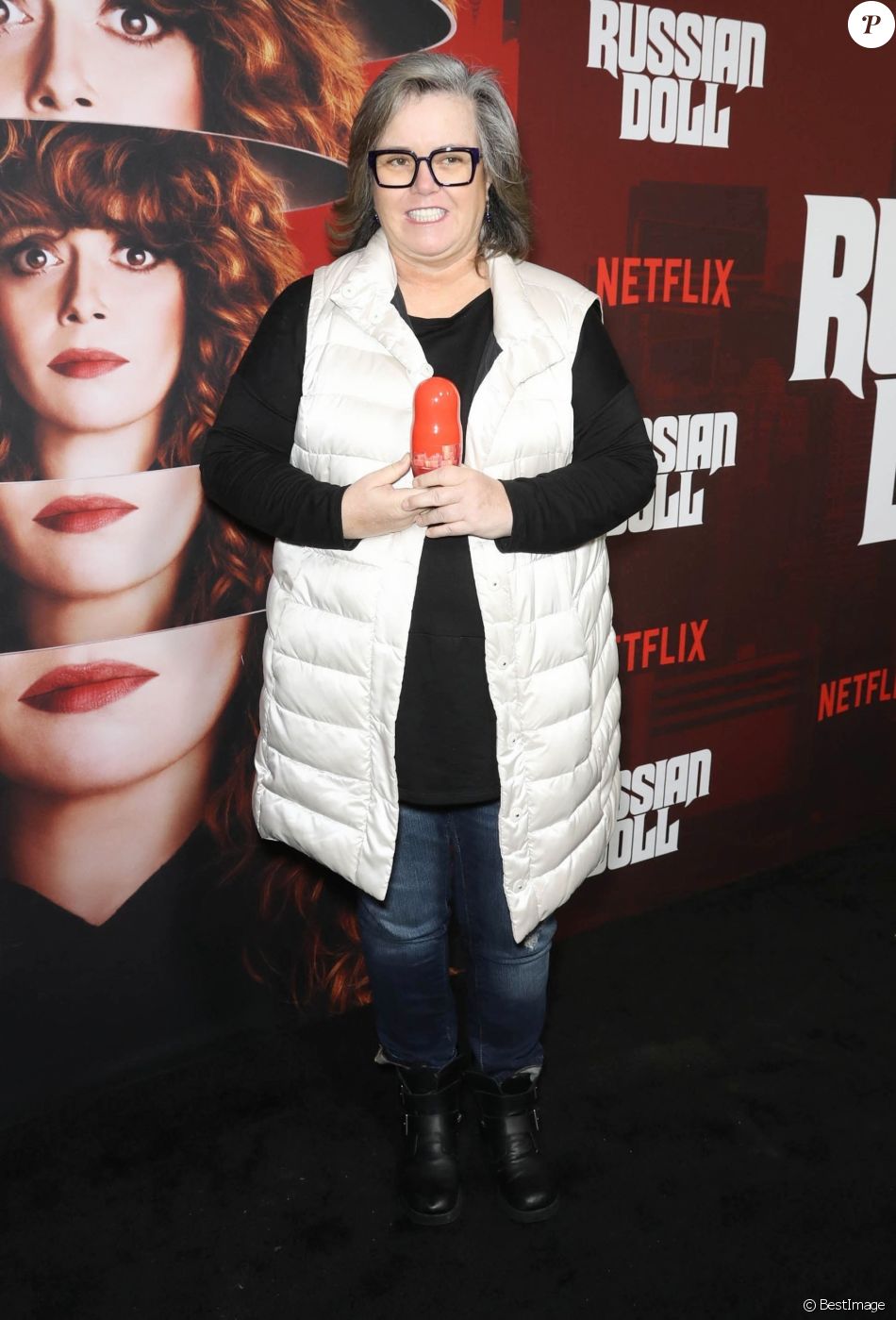 Rosie O'Donnell à la première de la série Netflix Russian Doll Saison